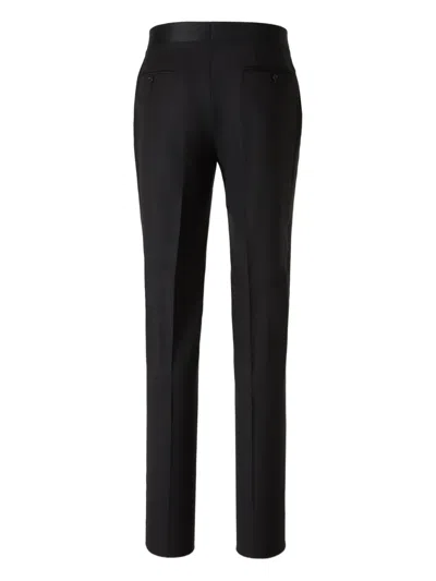 Canali Impeccabile Shawl-lapel Button Suit In Black