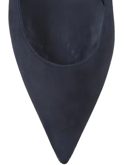 Jimmy Choo Amelia Pointed-toe Suede Pumps In Blue