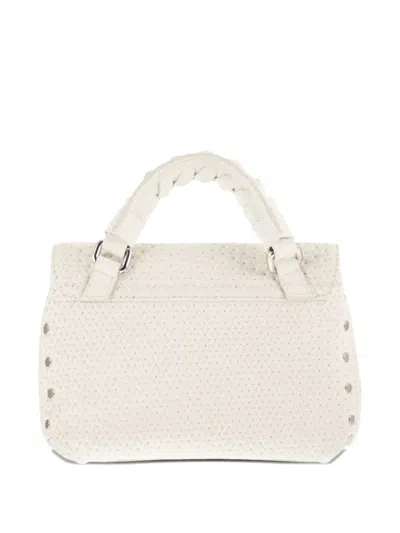 Zanellato Baby Postina® Venissa Textured Tote Bag In White