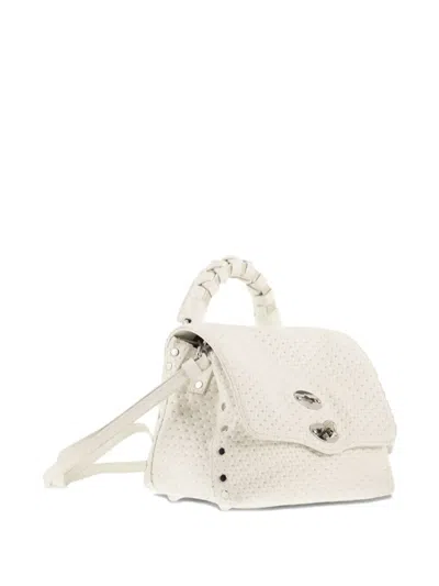 Zanellato Baby Postina® Venissa Textured Tote Bag In White