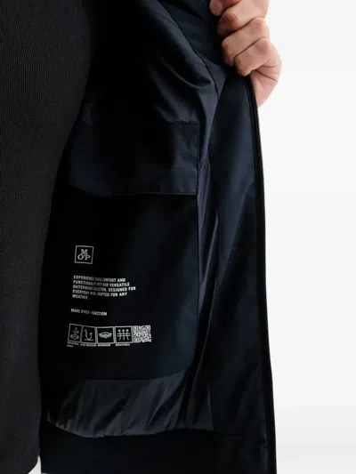 Marc O'polo Rib Trim Collar Jacket In Blue