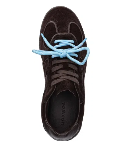 Nokwol August Suede Sneakers In Brown