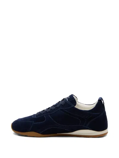 Stuart Weitzman Scout Lace-up Sneakers In Blue