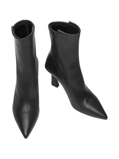 Stuart Weitzman 5050 Vinnie Pointed Boots In Black