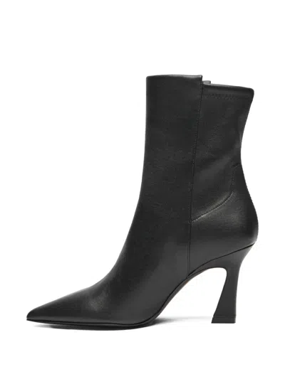 Stuart Weitzman 5050 Vinnie Pointed Boots In Black