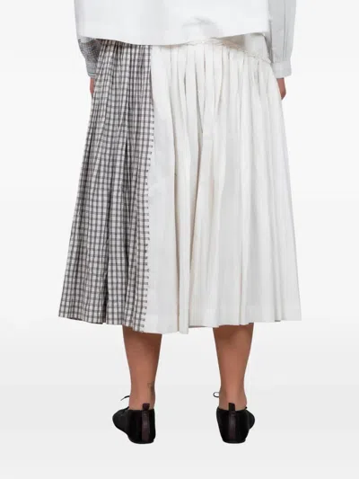 Story Mfg. Pine Midi Skirt In White