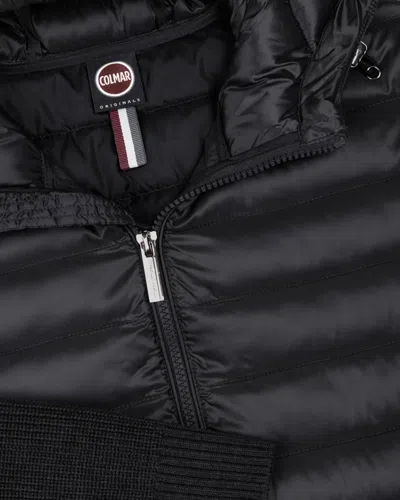 Colmar Giubbino Con Cappuccio E Maniche In Maglia Nero In Black