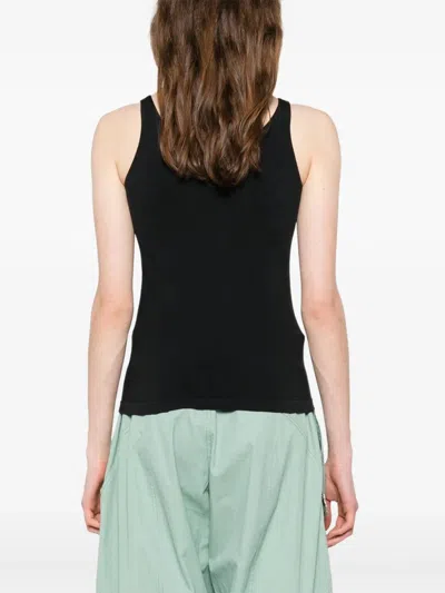 Wolford Cotton Blend Tank Top In Black