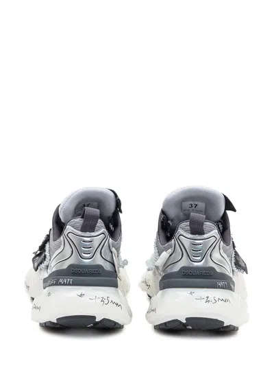 Dsquared2 Faster Mesh-inserts Sneakers In Multi