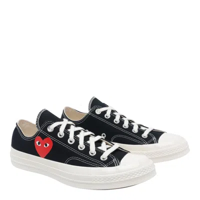 Converse X Comme Des Garçons Play Shoes In Black