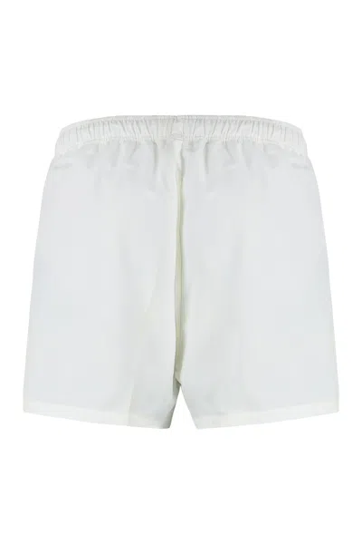 Z Zegna Nylon Swim Shorts In White