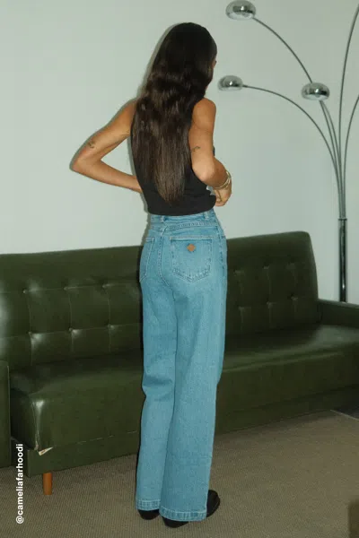Abrand 94 High & Wide Petite Debbie In Blue