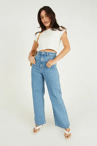 Abrand 94 High & Wide Petite Debbie In Blue