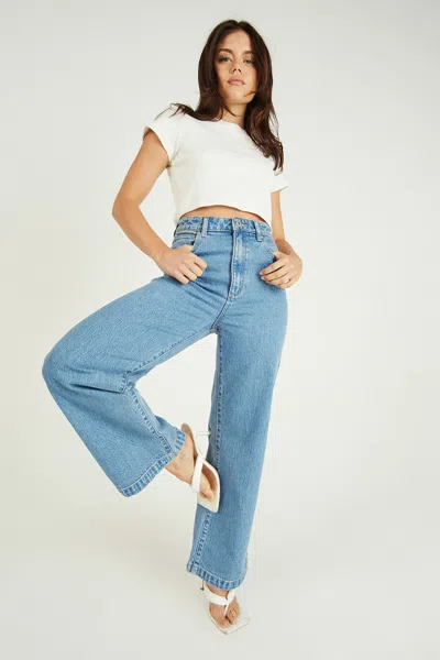Abrand 94 High & Wide Petite Debbie In Blue