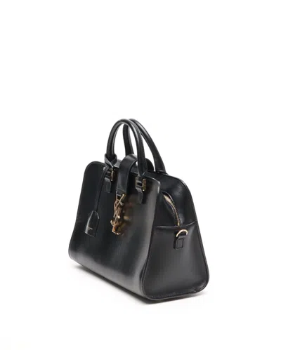 Saint Laurent Monogram Baby Cabas Bag In Black