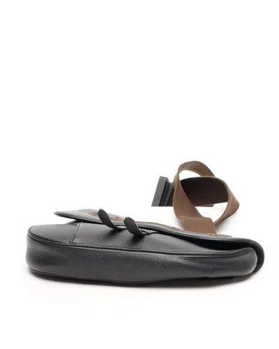 Dior Christian  X Travis Scott Cactus Jack Saddle Sling Bag In Black