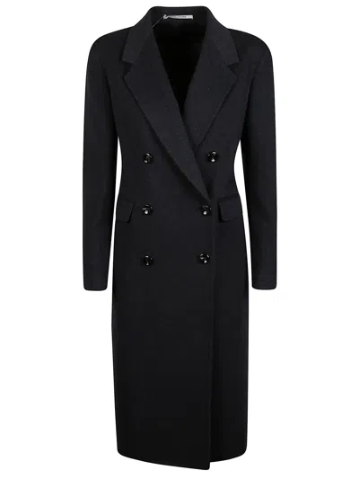 Tagliatore Wool And Cashmere Coat In Gray