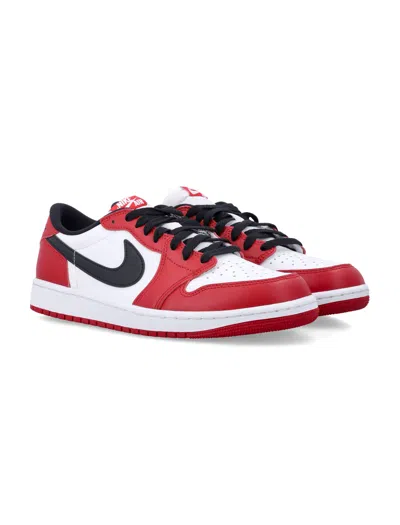 Nike Air Jordan 1 Low Og Chicago Leather Sneakers In Red