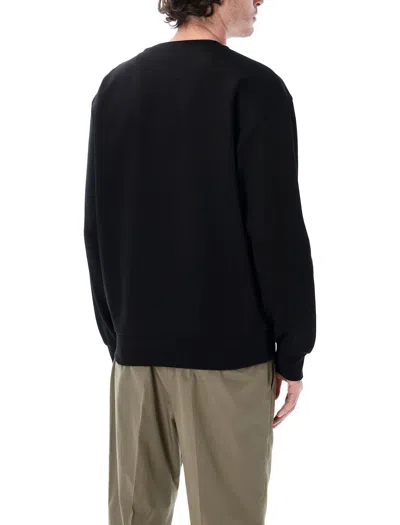 Prada Technical Cotton Black Sweatshirt In Black