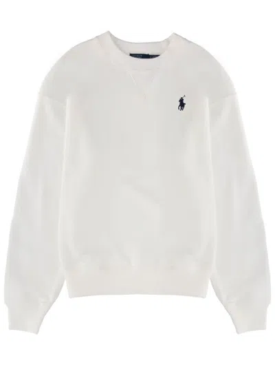 Polo Ralph Lauren Sweatshirt With Logo In White