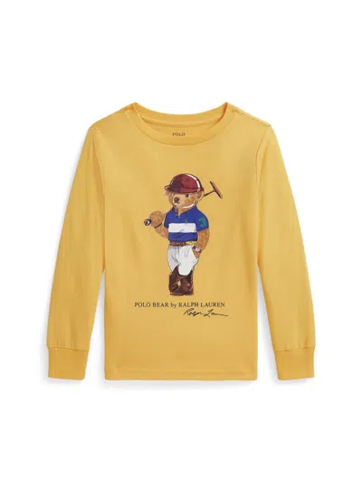 Polo Ralph Lauren Polo Bear T-shirt In Yellow