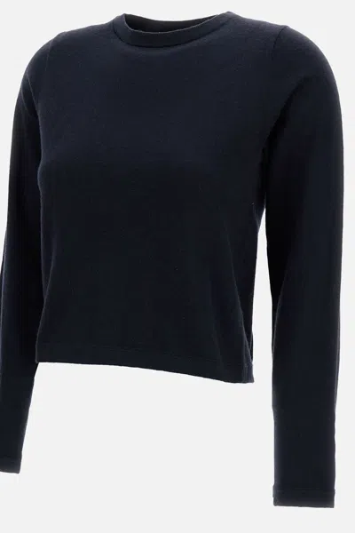 Extreme Cashmere N 451 Lisa Cotton Cashmere Top In Blue