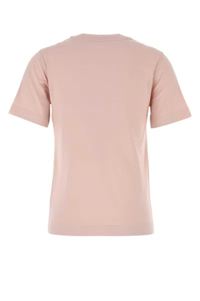 Burberry Pink Cotton T-shirt In Pink
