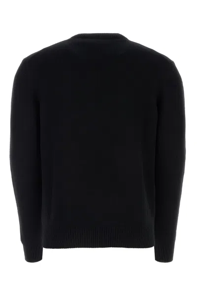Prada Black Cashmere Sweater In Black