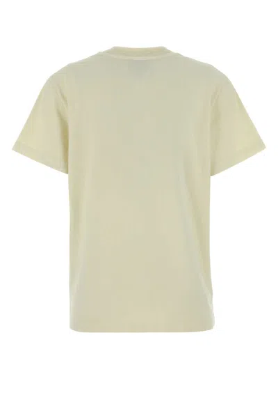 Apc Cream Cotton T-shirt In Yellow