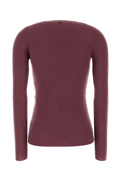 Chloé Grape Wool Sweater In Purple