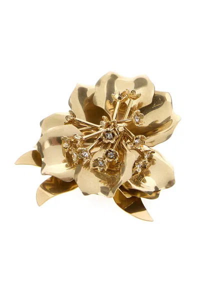 Miu Miu Gold Metal Brooch