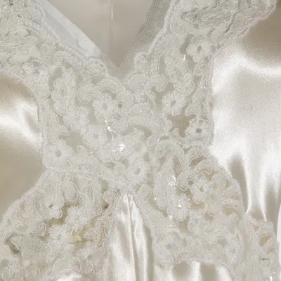 Alberta Ferretti Lace-detailed Dress In Multi