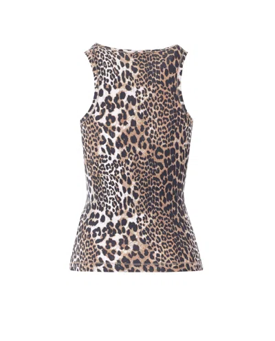 Ganni Jimmy Choo Romy 85 Champagne Coarse Glitter Fabric Pumps In Brown