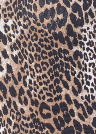 Ganni Jimmy Choo Romy 85 Champagne Coarse Glitter Fabric Pumps In Brown