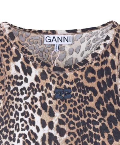 Ganni Jimmy Choo Romy 85 Champagne Coarse Glitter Fabric Pumps In Brown