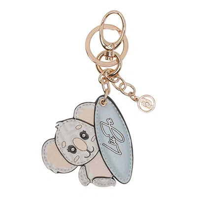 Liu •jo Koala Keyring In Brown