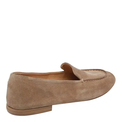 Marsèll Mandolo Loafers Round Toe Suede Finish Stitch In Transparent