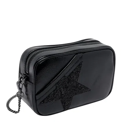 Golden Goose Deluxe Brand Mini Star Embellished Shoulder Bag In Black