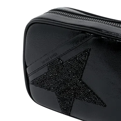 Golden Goose Deluxe Brand Mini Star Embellished Shoulder Bag In Black