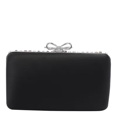 Self-portrait Crystal Embellished Clutch In Multi