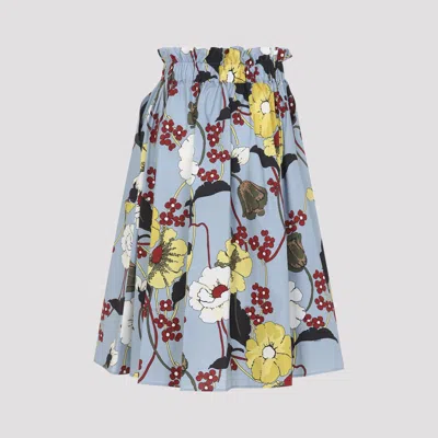 Marni Flared Midi Skirt In Multi