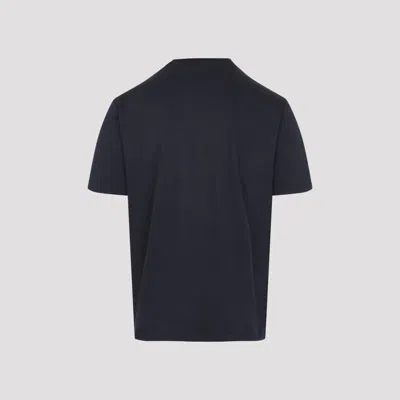 Kiton Short Sleeve Crew Neck T-shirt Design In Black