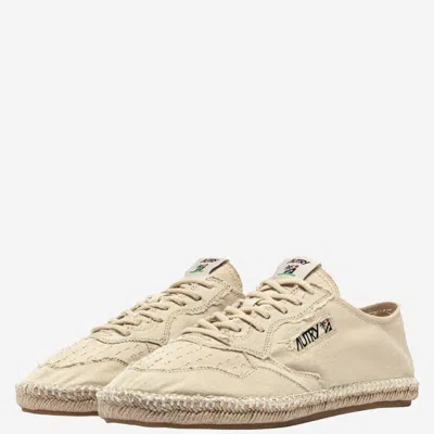 Autry Cotton Sandy Espadrilles In White