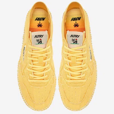 Autry Espadrilles Sandy In Cotton In Yellow