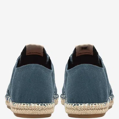 Autry Canvas Sneakers On Espadrille Sole In Blue