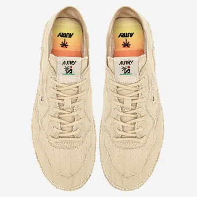 Autry Cotton Sandy Espadrilles In White