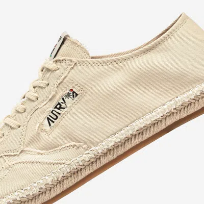 Autry Cotton Sandy Espadrilles In White