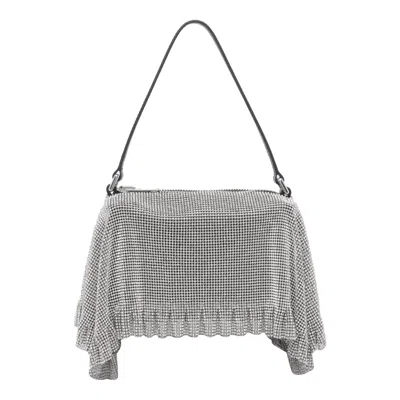 Alexander Wang Divina Pochette In Silver