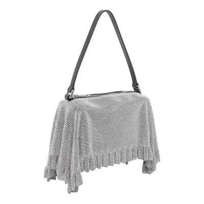 Alexander Wang Divina Pochette In Silver