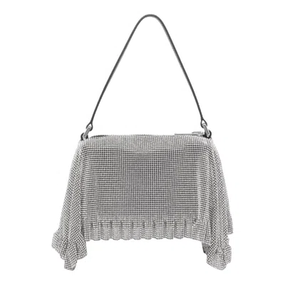 Alexander Wang Divina Pochette In Silver